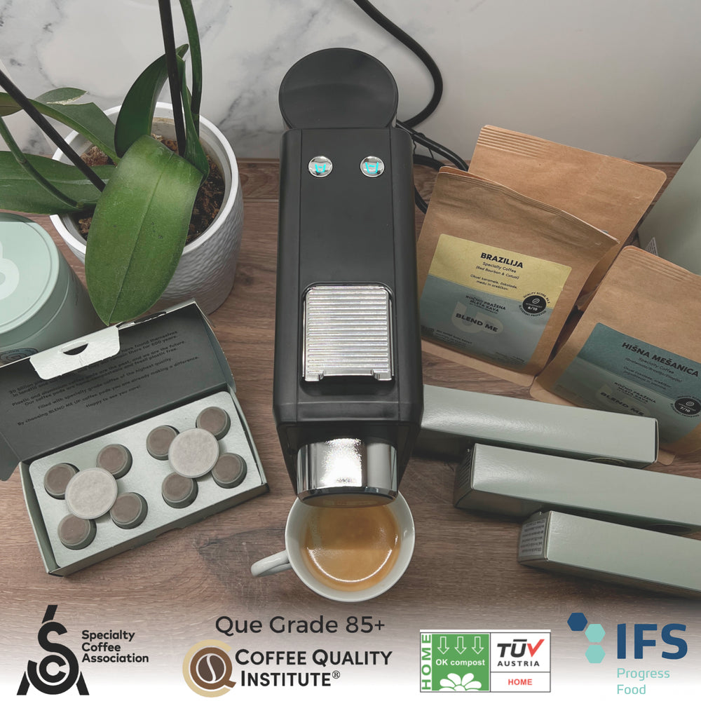 Kompakte Kapselkaffeemaschine